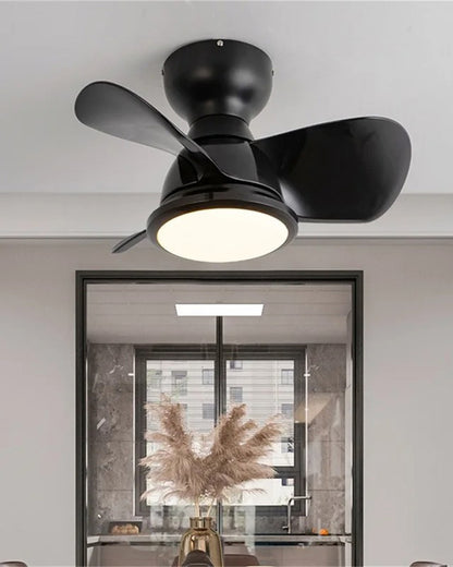 WOMO Small Low Profile Ceiling Fan Lamp-WM5096