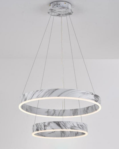 WOMO Tiered Circular Marble Chandelier-WM2460