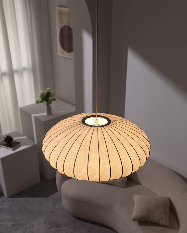 WOMO Flying Saucer Silk Pendant Light-WM2534