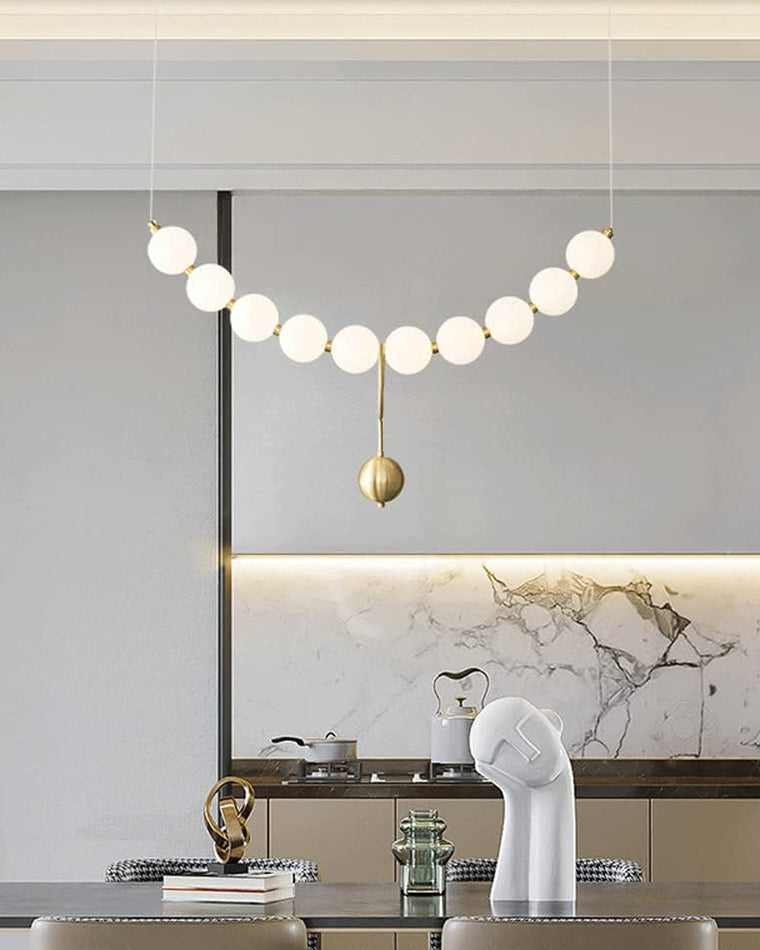 WOMO Pearl Arc Chandelier-WM2102b