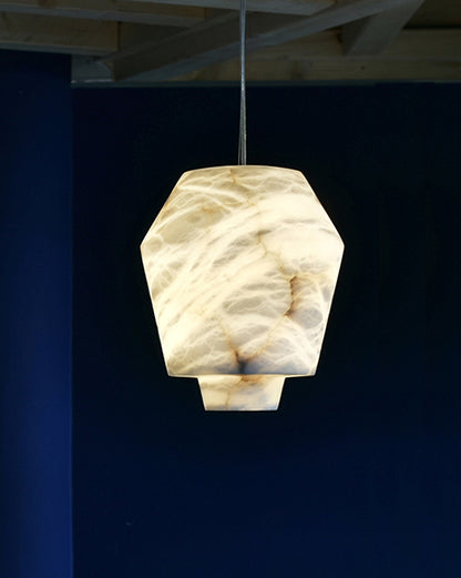 WOMO Alix Alabaster Pendant Light-WM2892