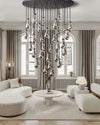 WOMO Raindrop Glass Chandelier-WM2809 thumbnail