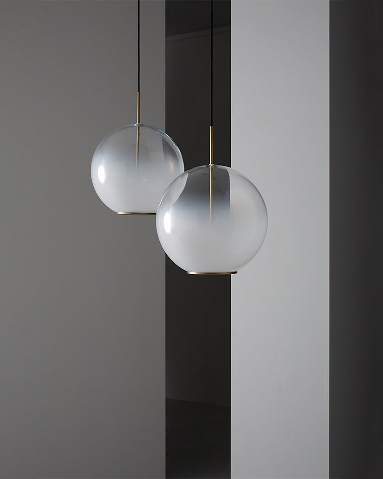 WOMO Milk Glass Globe Pendant Light-WM2674