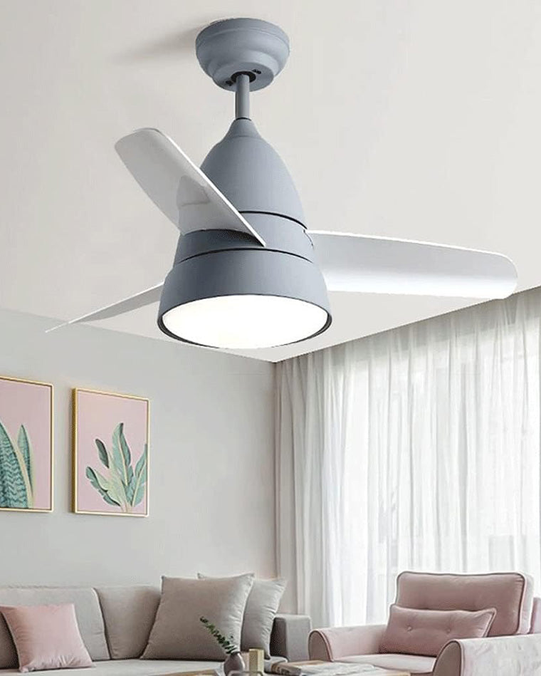 WOMO 3 Blade Tapered Ceiling Fan Lamp-WM5099