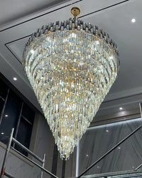 WOMO Massive Tiered Crystal Chandelier-WM2380