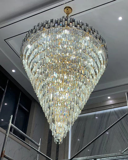 WOMO Massive Tiered Crystal Chandelier-WM2380