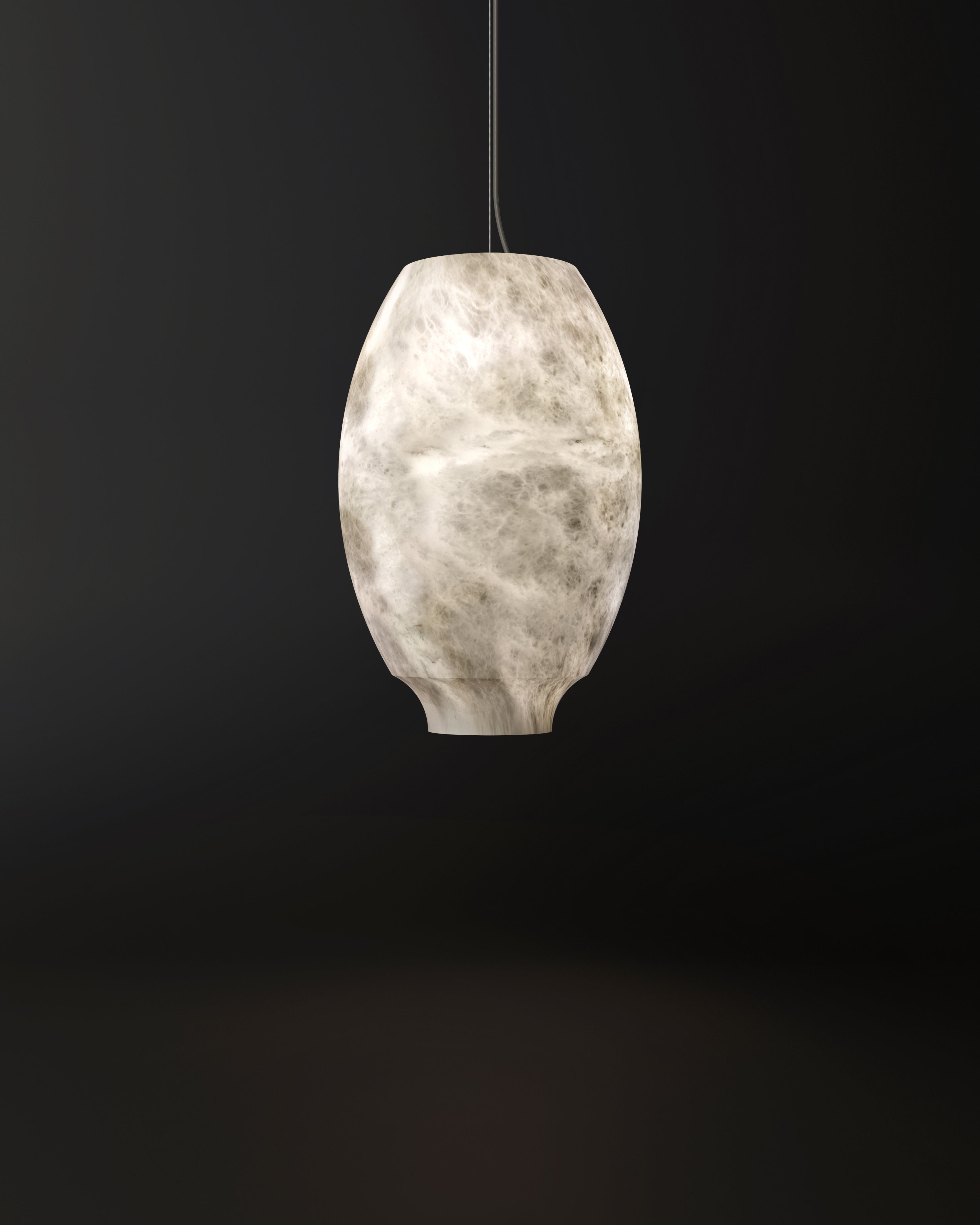 WOMO Camille Alabaster Pendant Light-WM2893