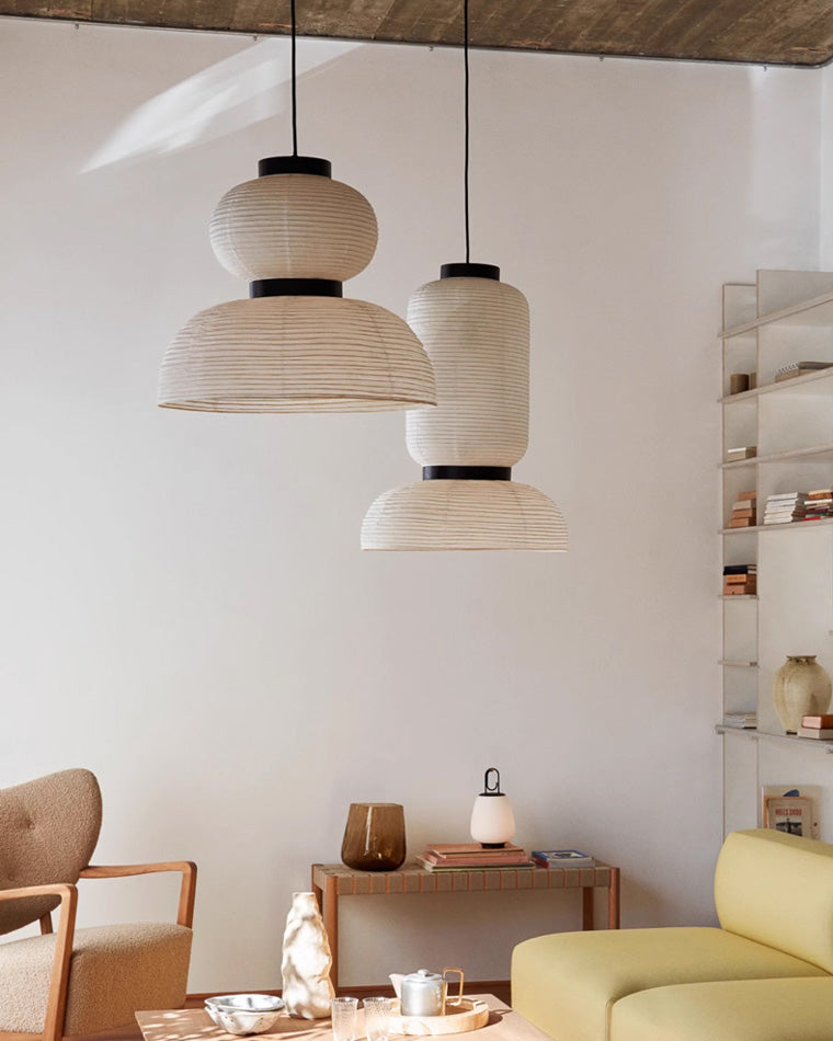 WOMO Lantern Silk Pendant Light-WM2472