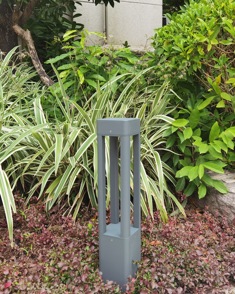 WOMO Square Pathway Bollard Light-WM9127