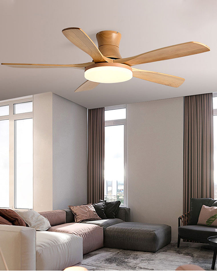 WOMO 5 Blade Modern Ceiling Fan Lamp-WM5126