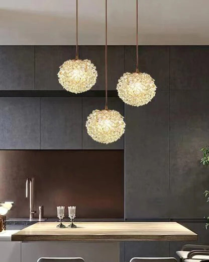 WOMO Small Crystal Sphere Pendant Light-WM2367