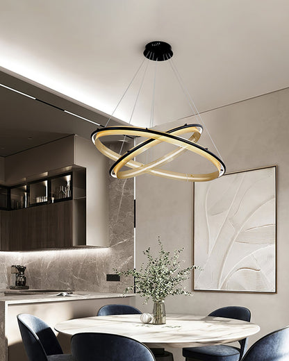 WOMO Tiered Circular Led Chandelier-WM2119b