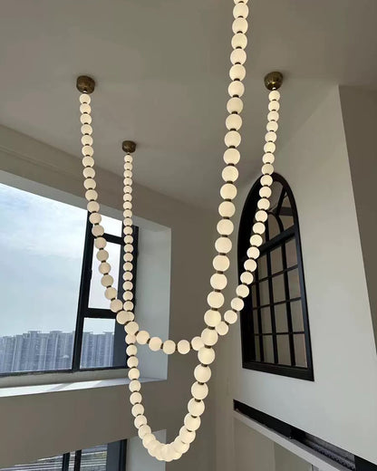 WOMO X-Pearl Necklace Chandelier-WM2799