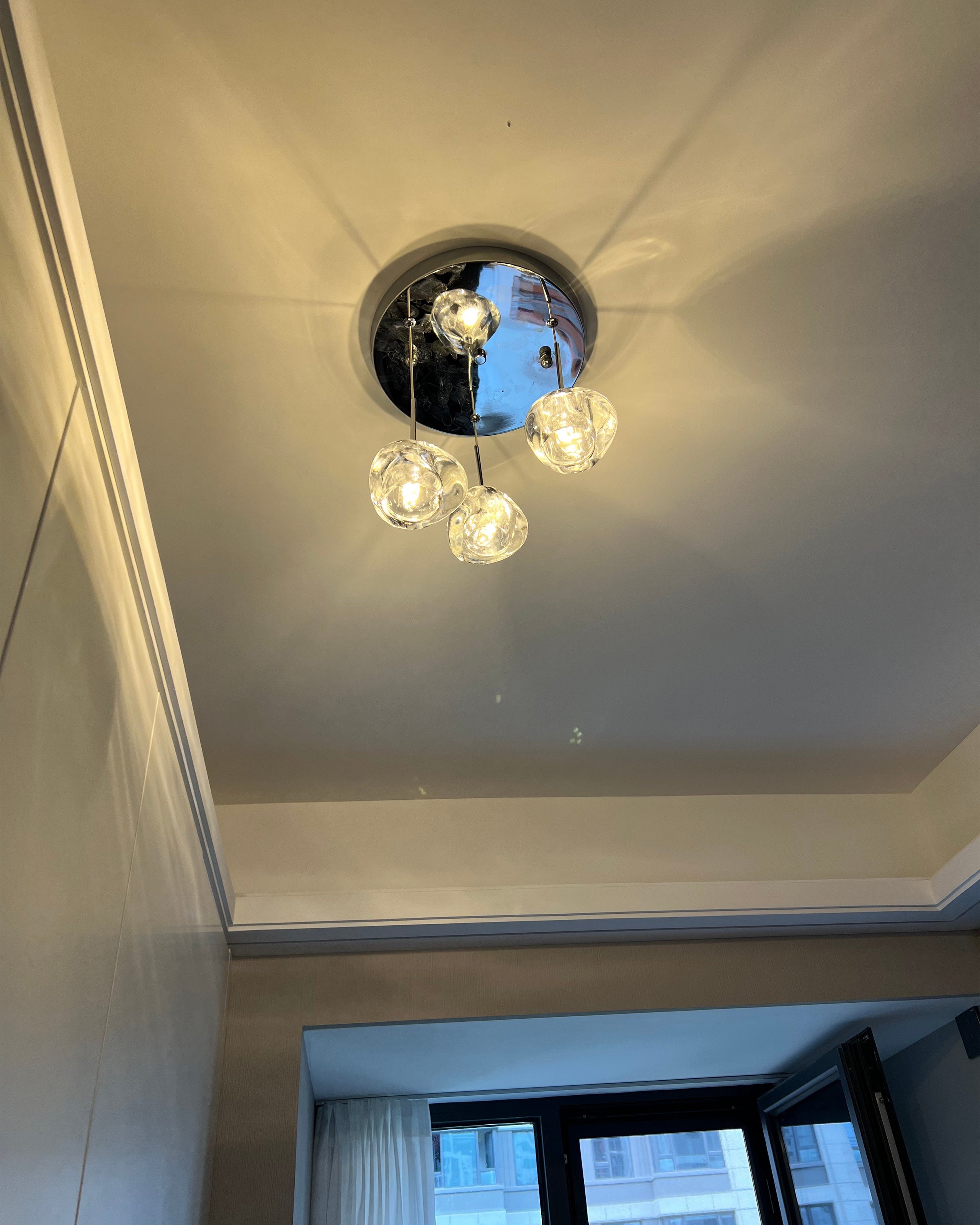 WOMO Waterfall Glass Pendant Chandelier-WM2111b