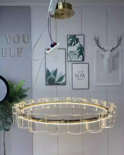 WOMO Acrylic Ring Led Chandelier-WM2604