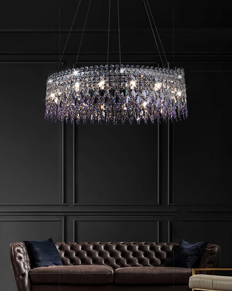 WOMO Round Crystal Chandelier-WM2630