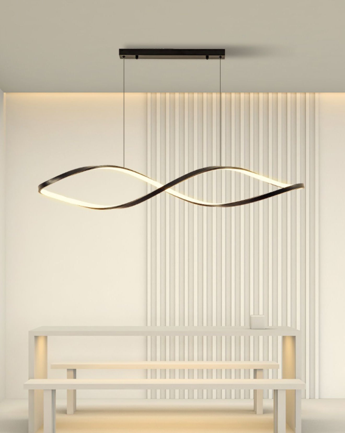 WOMO Spiral Linear Pendant Light-WM2642