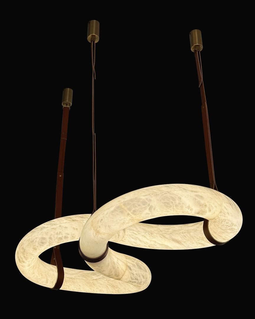 WOMO Infinity Alabaster Chandelier-WM2886