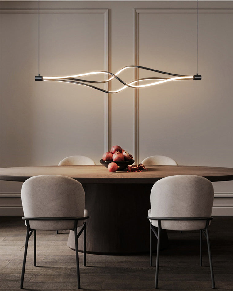 WOMO Spiral Led Horizontal Pendant Light-WM2773