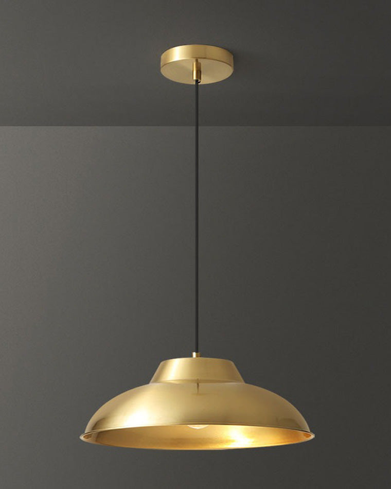 WOMO Dome Brass Pendant Light-WM2457