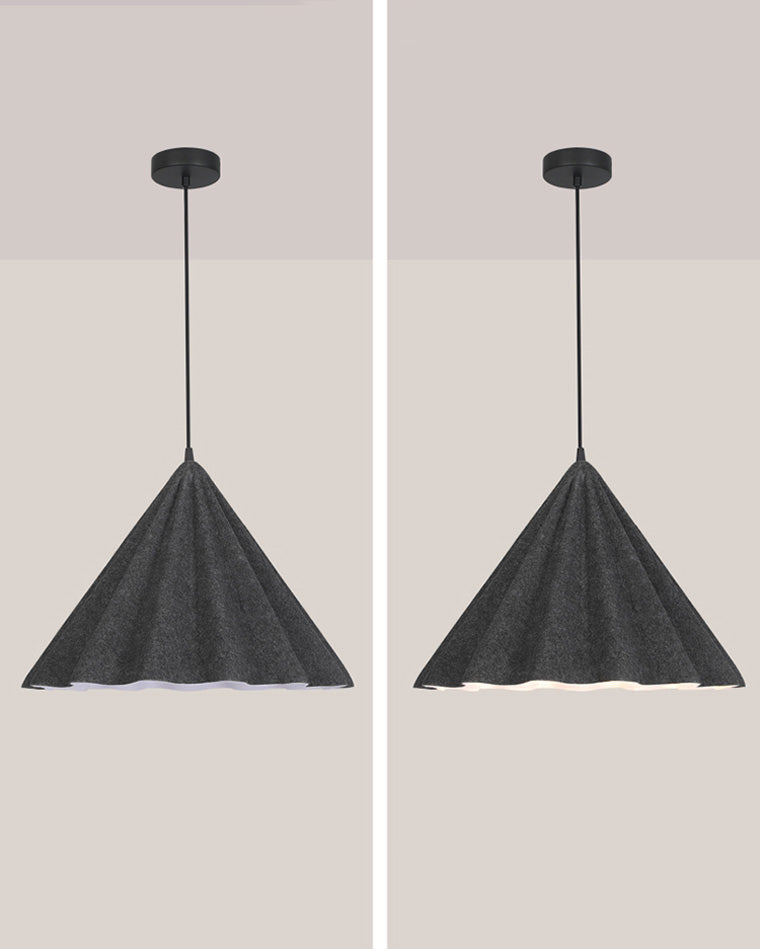 WOMO Cone Felt Pendant Light-WM2480