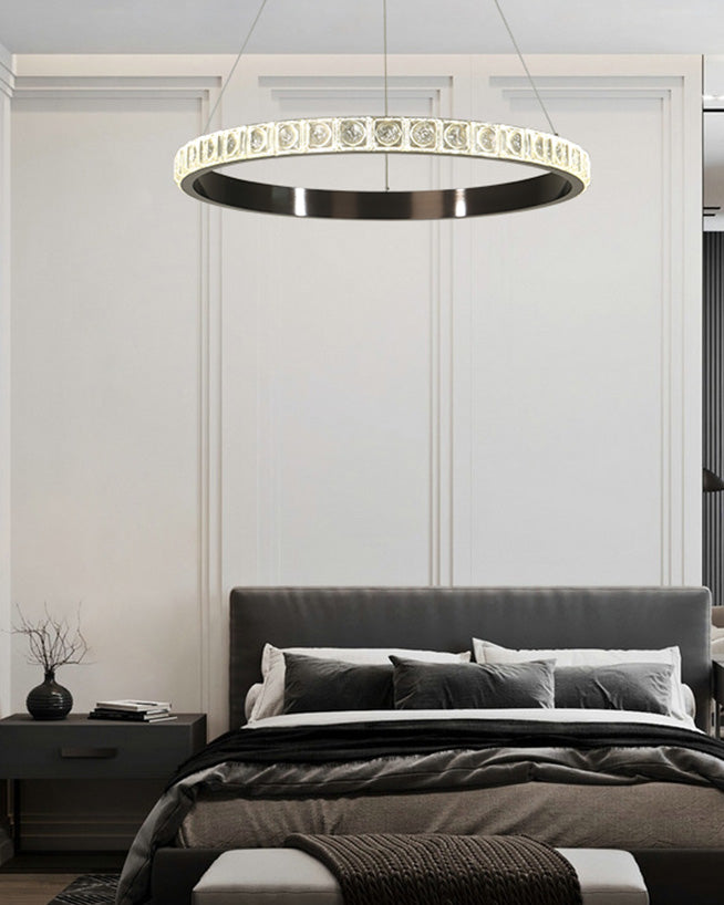 WOMO Circular Led Crystal Chandelier-WM2549a