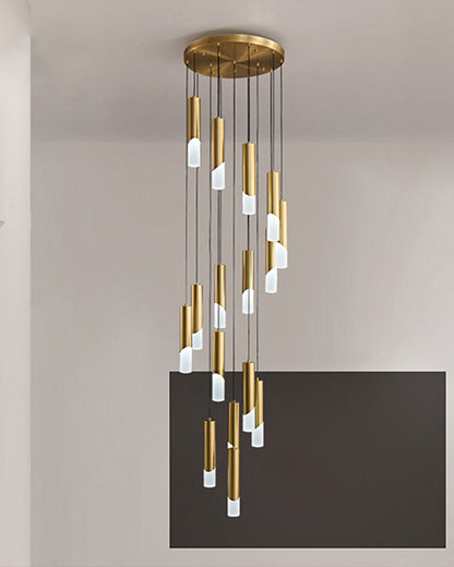 WOMO Cylinder Cascading Chandelier-WM2532