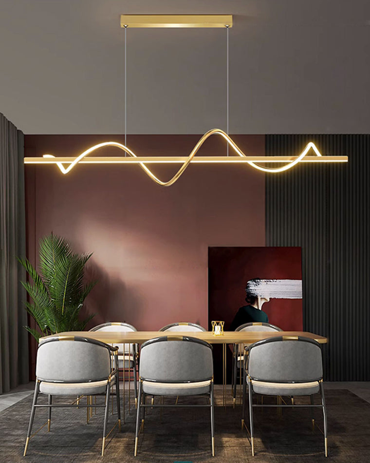 WOMO Spiral Linear Pendant Light-WM2763