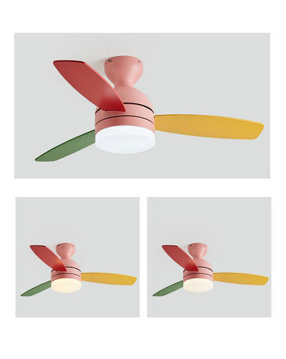 WOMO Scandinavian Ceiling Fan Lamp-WM5047