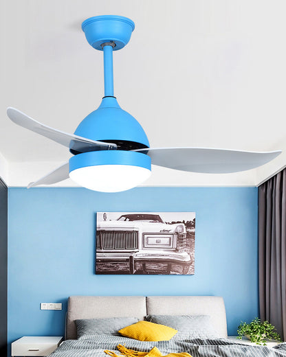 WOMO 3 Blade Scandi Ceiling Fan Lamp-WM5103