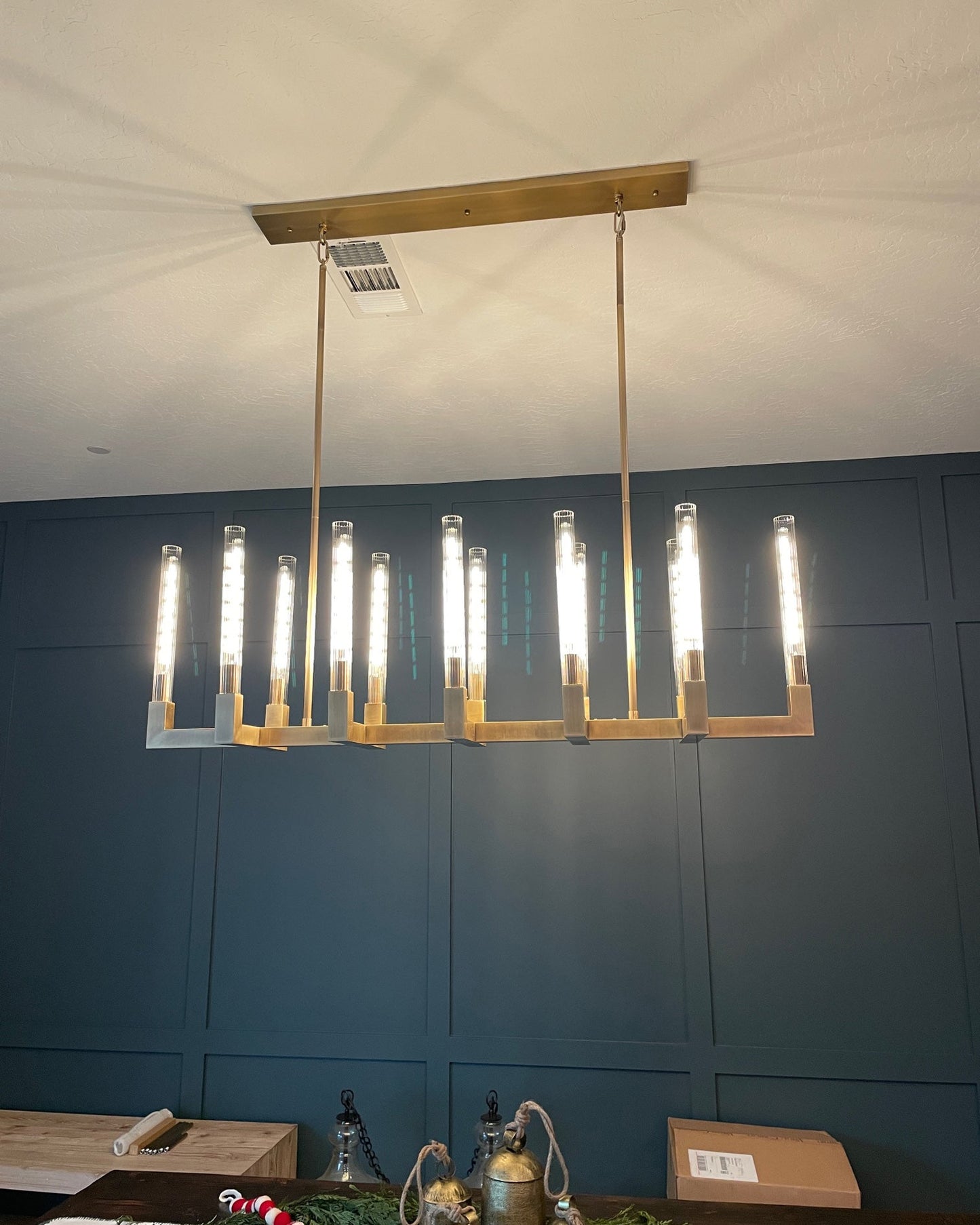 WOMO Candle Linear Chandelier-WM2816