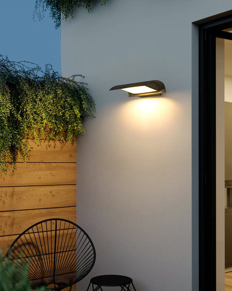 WOMO Curved Outdoor Wall Light-WM9070