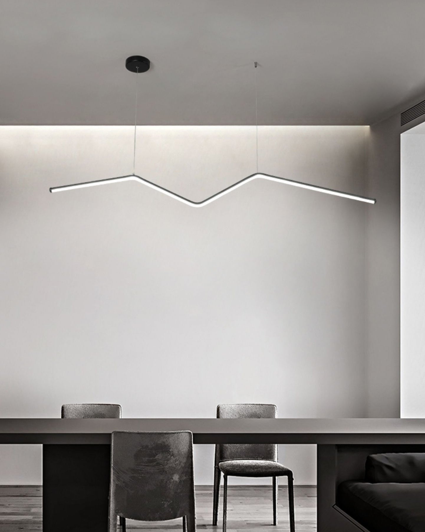 WOMO Zigzag Linear Pendant light-WM2638