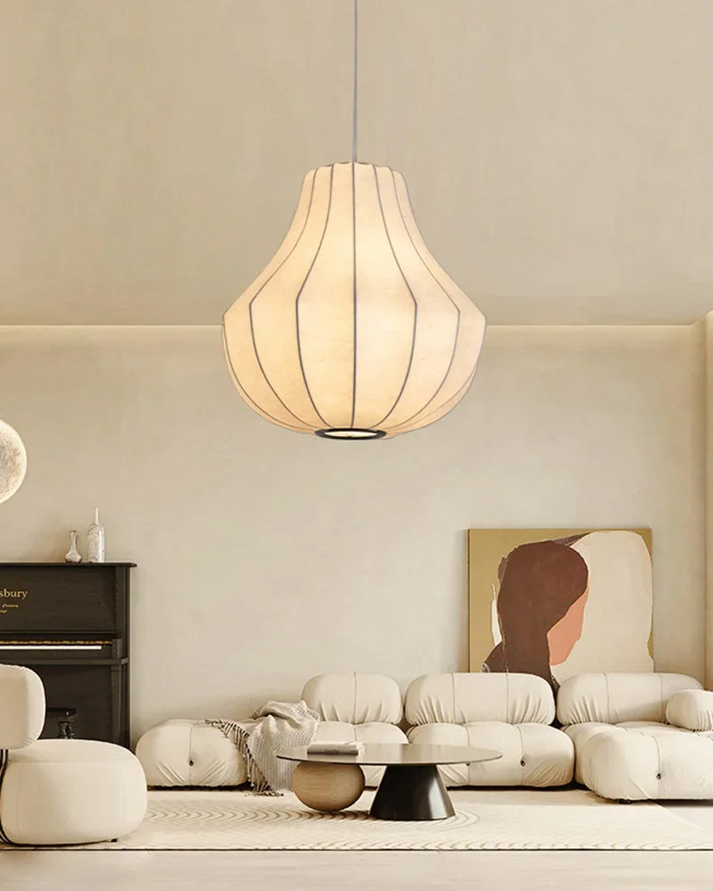 WOMO Japandi Silk Pendant Light-WM2953