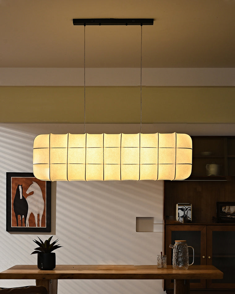 WOMO Rectangular Fabric Chandelier-WM2957