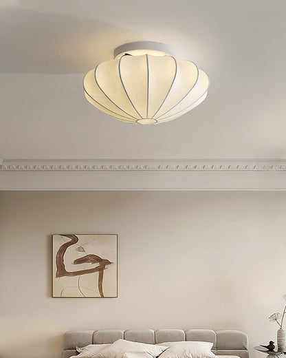 WOMO Flying Saucer Silk Flush Mount Ceiling Light-WM1113