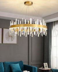 WOMO Round Crystal Chandelier-WM2485a