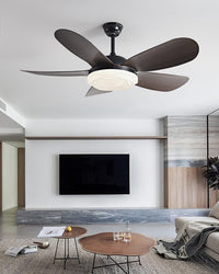 WOMO Modern Ceiling Fan with Bright Light - WM5169