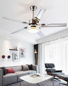 WOMO Slimline Stainless Steel Ceiling Fan Lamp-WM5112 thumbnail