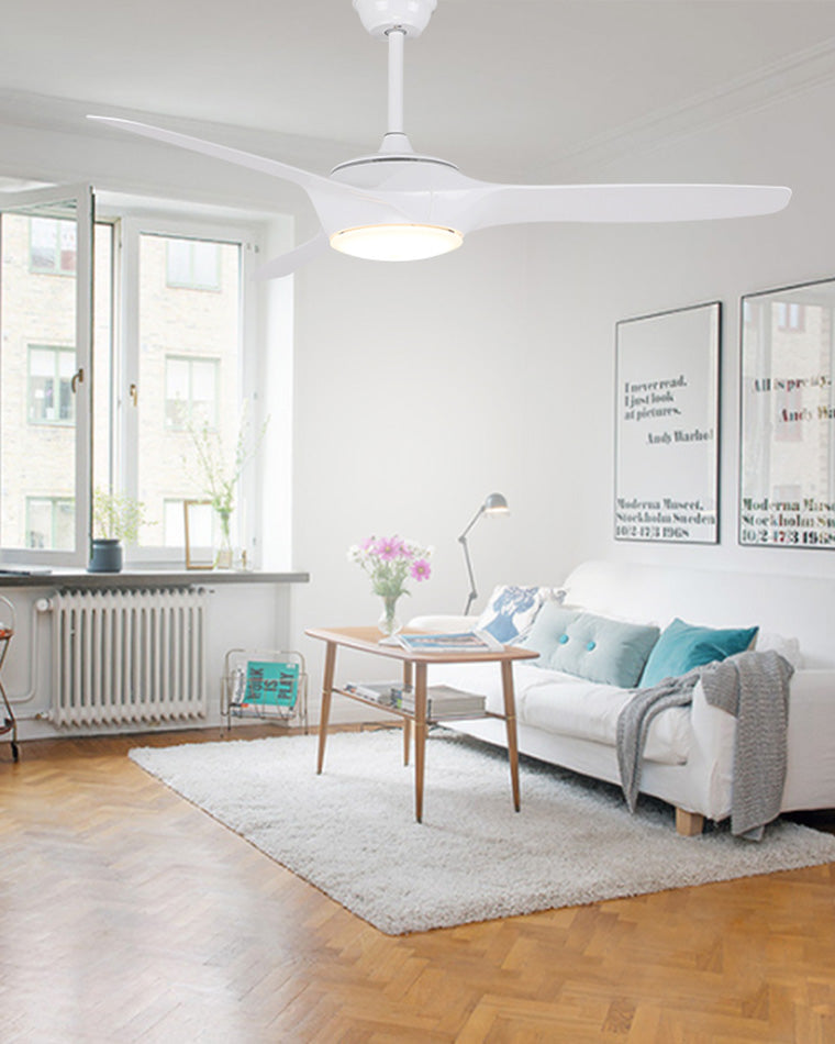 WOMO 52 Inch 3 Blade Large Ceiling Fan Lamp-WM5107