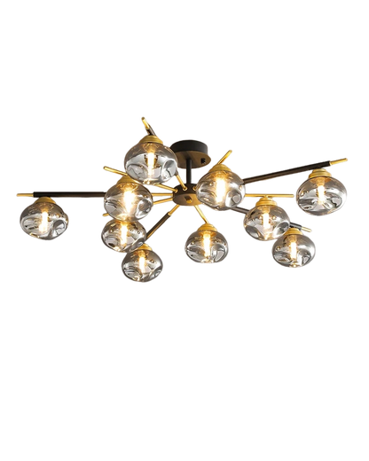 WOMO Blown Glass Globe Chandelier-WM2261