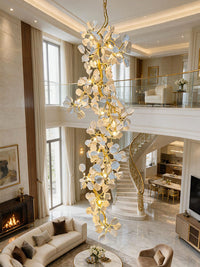 WOMO Ginkgo Staircase Chandelier-WM3355