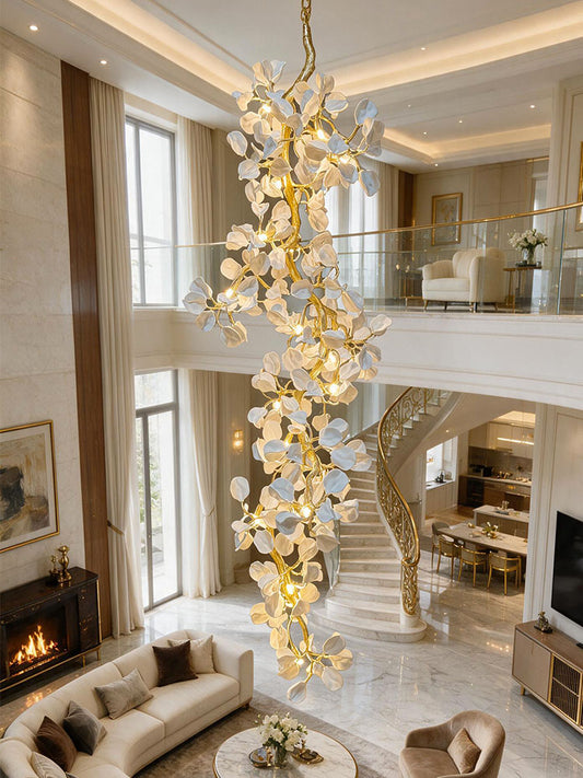 WOMO Ginkgo Staircase Chandelier-WM3355