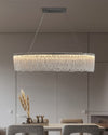 WOMO Silver Fringe Round Chandelier-WM2643 thumbnail