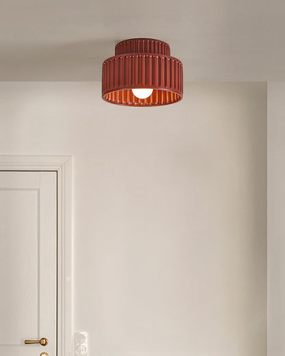 WOMO Japandi Drum Ceiling Light-WM1148