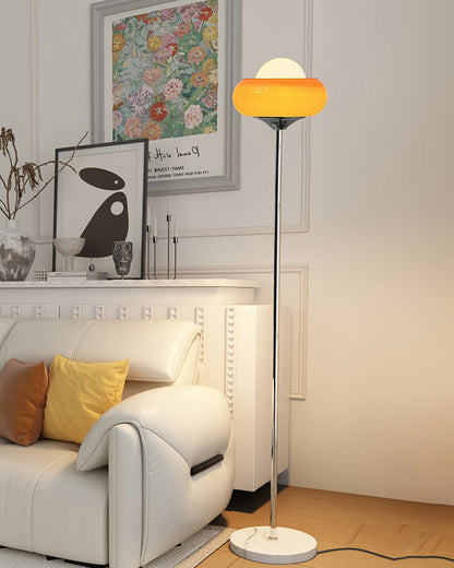 WOMO Torchiere Orange Floor Lamp-WM7092