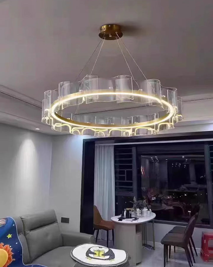 WOMO Acrylic Ring Led Chandelier-WM2604