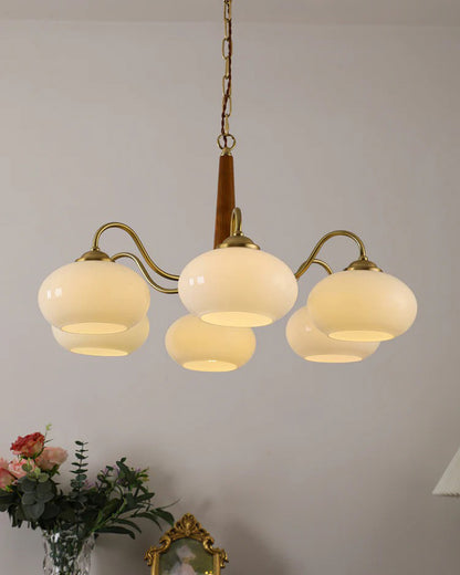 WOMO Retro Milk Glass Chandelier-WM2303