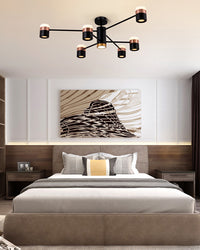 WOMO Rose Gold Arm Chandelier-WM2644