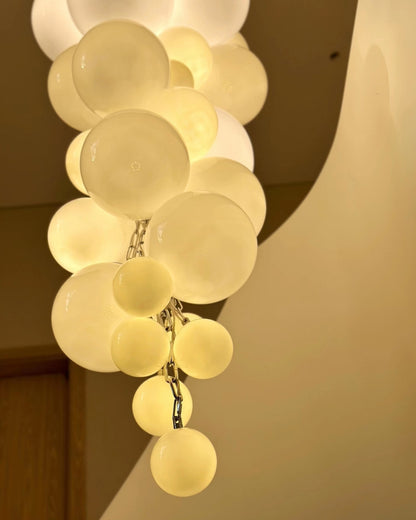 WOMO Long Glass Bubble Chandelier-WM2574